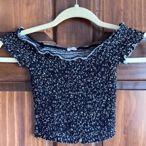 Cropped Off the shoulder Top